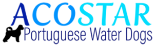ACOSTAR logo, Portuguese Water Dogs Breeder, Canada